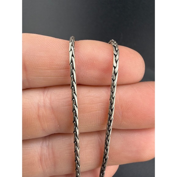 Brighton Home Is Where The Heart Is Necklace Silver Tone Flapper Opera 40" - Picture 9 of 10